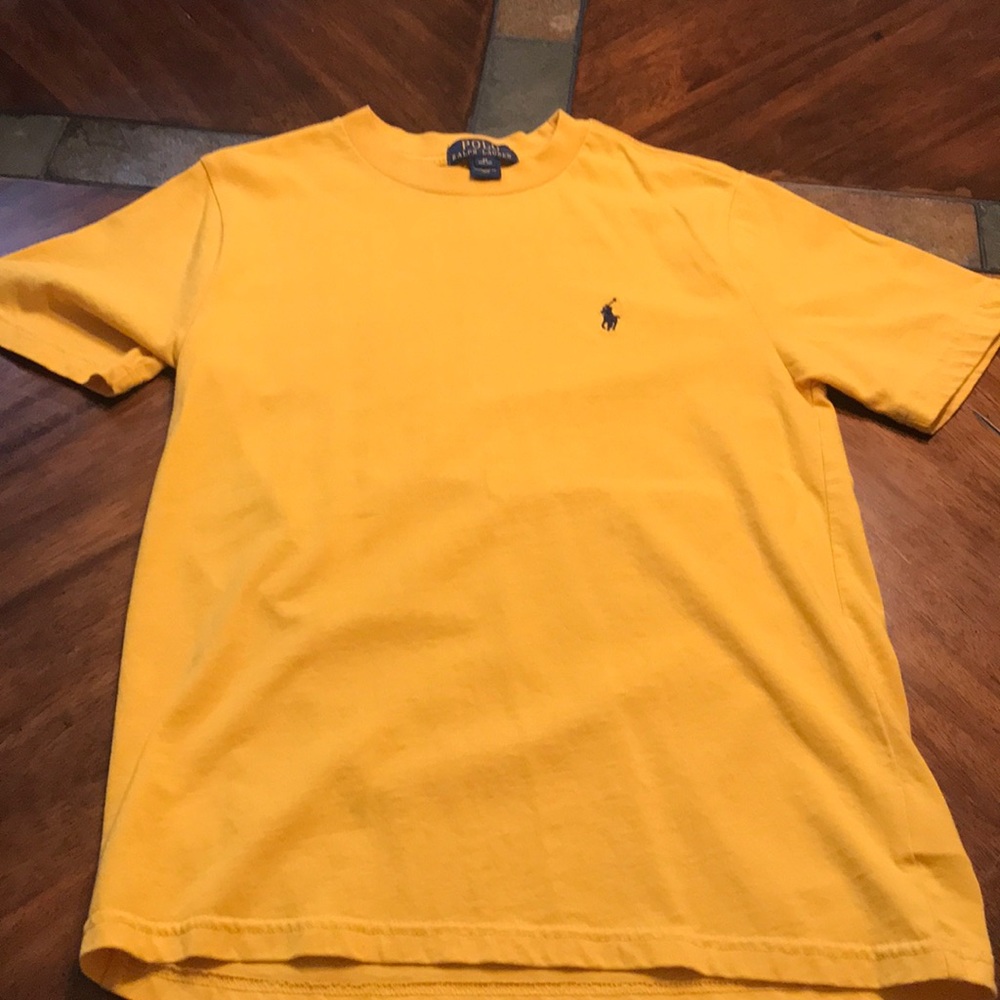 Polo Boys t-shirt -medium-golden yellow